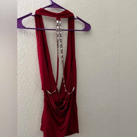 Moda International Red Tank Top - Picture 2 of 4